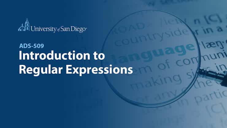 Presentation 1.3: Introduction to Regular Expressions