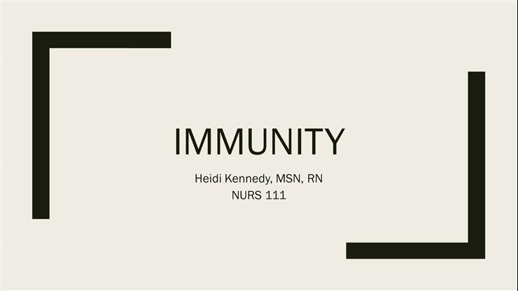 Immunity