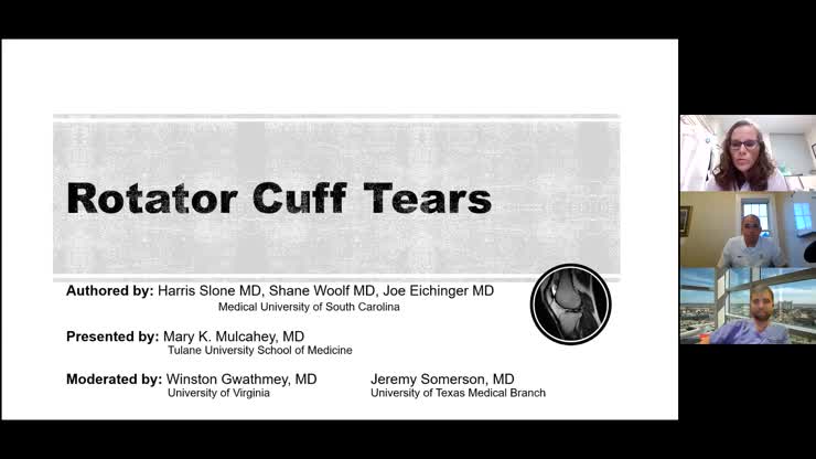 Lecture #14: Rotator Cuff