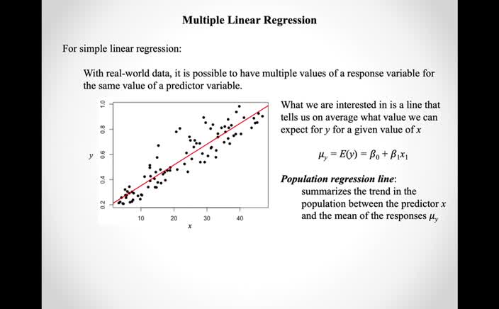 W11V1: Multiple Linear Regression