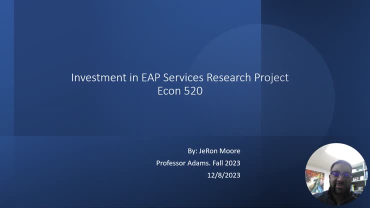 Econ 520 - Investment in EAP Services Research Project.pptx