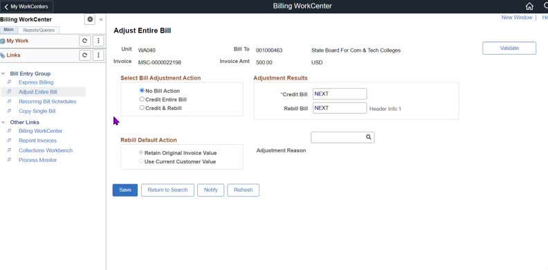 BI_Credit and Rebill in a Current Month - No Audio