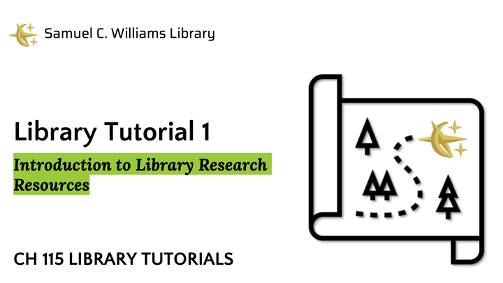 CH 115 Library Tutorial 1 2025