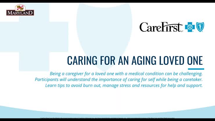 August Healthy U Series - Caring for an Anging Loved One