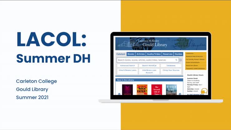 Intro to Carleton's Digitized Archival Collections (Summer 2021)