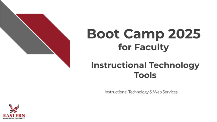 Itws Lab ITWS Boot Camp 2025 - Instructional Technology Tools