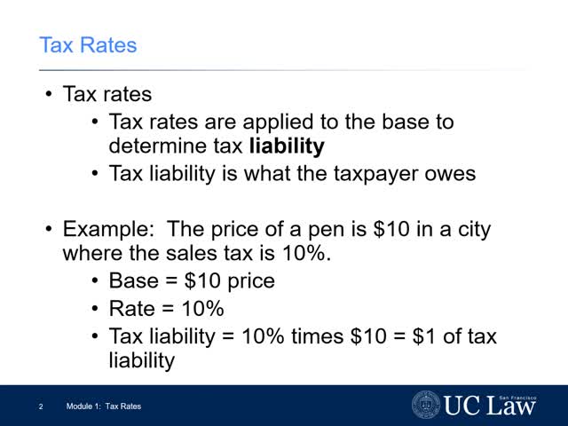 01.03 FTL Tax Rates