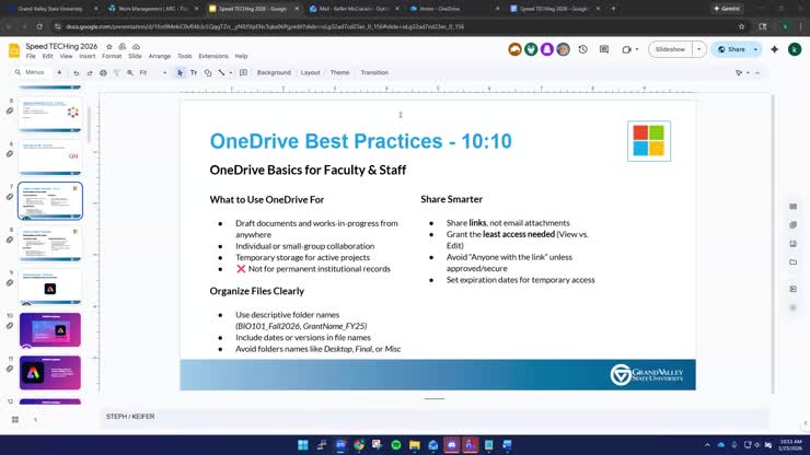 OneDrive Best Practices