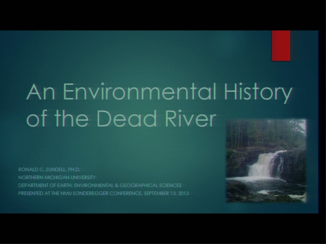 Ron Sundell. (Department of Earth, Environmental & Geographical ...