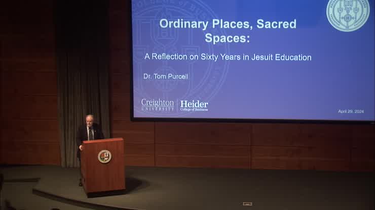 Prof. Tom Purcell's Last Lecture