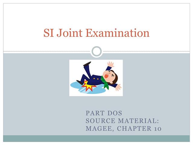 SI Joint_Part II