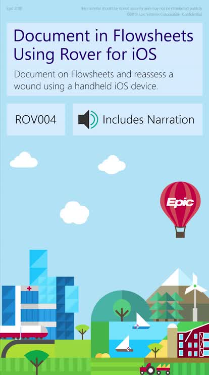 ROV004 Document in Flowsheets Using Rover for iOS