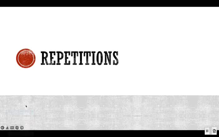 repetitions
