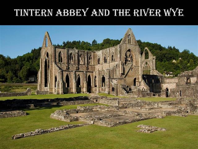 tintern abbey lecture from May 30, 2018