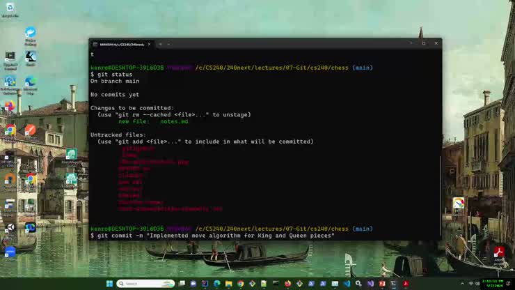 CS 240 - Basic Git Commands
