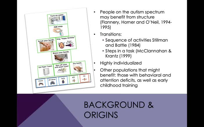 Intervention-Visual Schedules - AAC Intervention