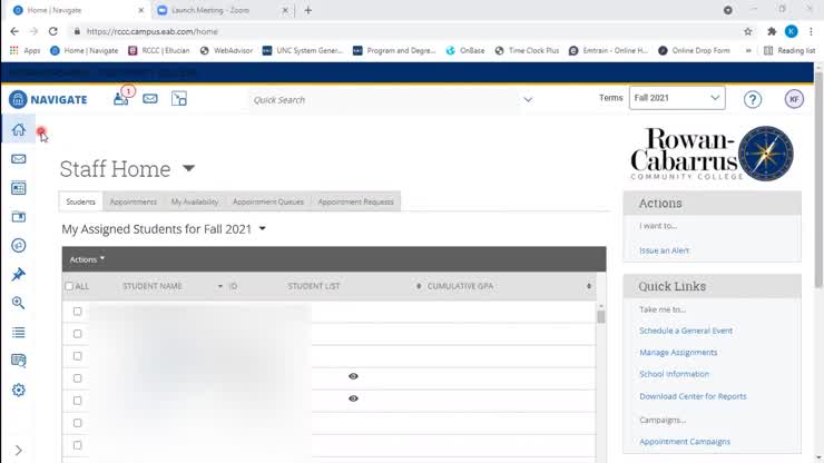 faculty-navigate-tutorial-navigate-toolbar-review