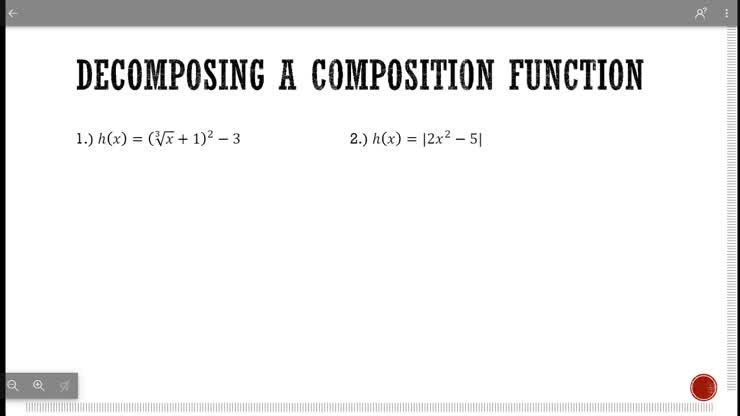 Decomposing Functions