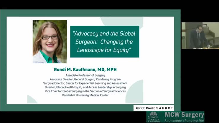 Advocacy and the Global Surgeon: Changing the Landscape for Equity