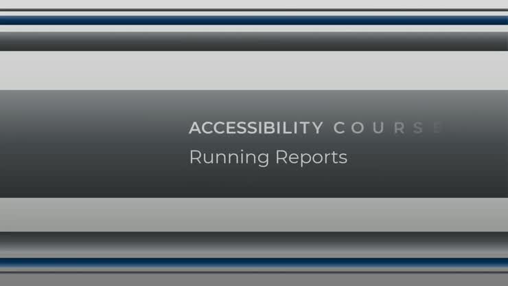 Part 3 Running Reports