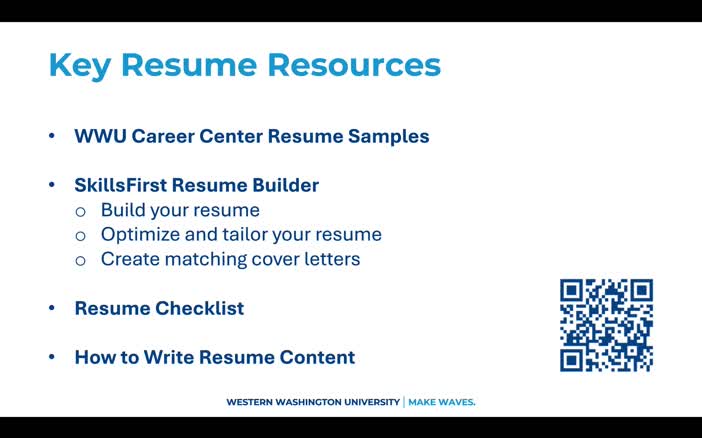 Resume Workshop