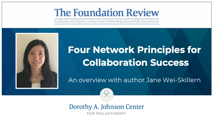 Listen to the article by Jane Wei-Skillern.