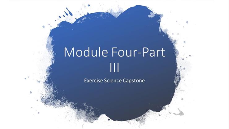 Module Four-Part III