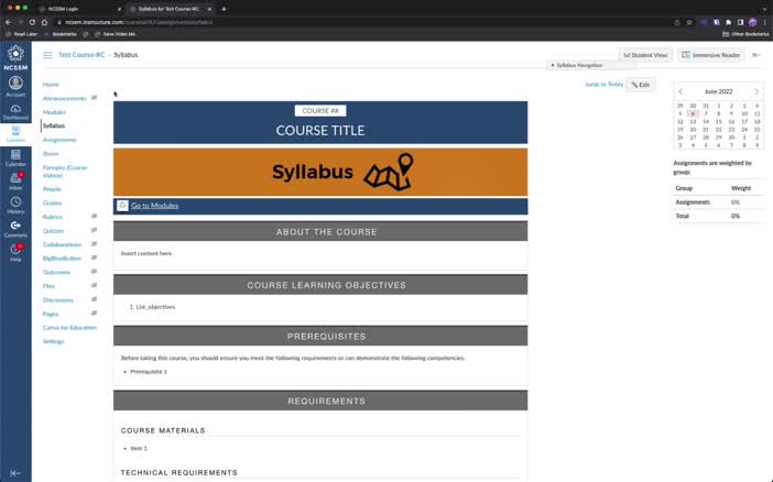 04_Edit Syllabus