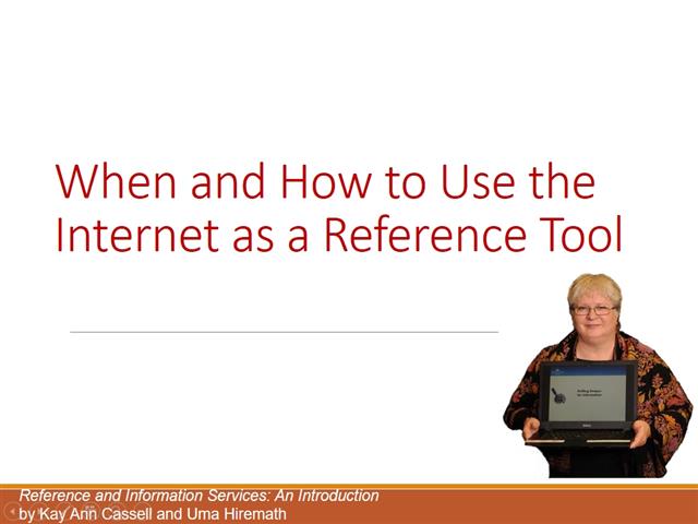 Using the Internet as a Reference Tool