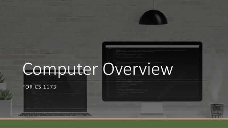 Lesson 1 Computer Overview