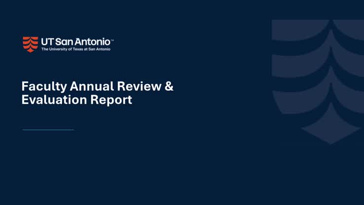 Faculty Annual Evaluation Report - CPE