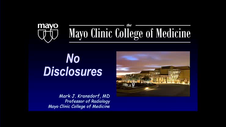Medical Imaging Grand Rounds: No Disclosures, 10.05.2022, Mark J ...
