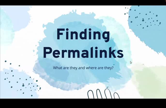 Permalinks 2