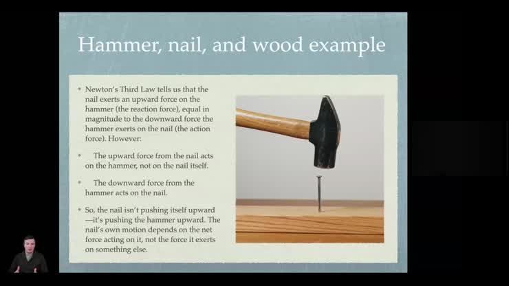 Nail and hammer example
