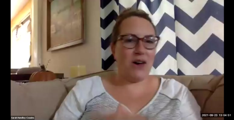 Sarah Handley-Cousins: 