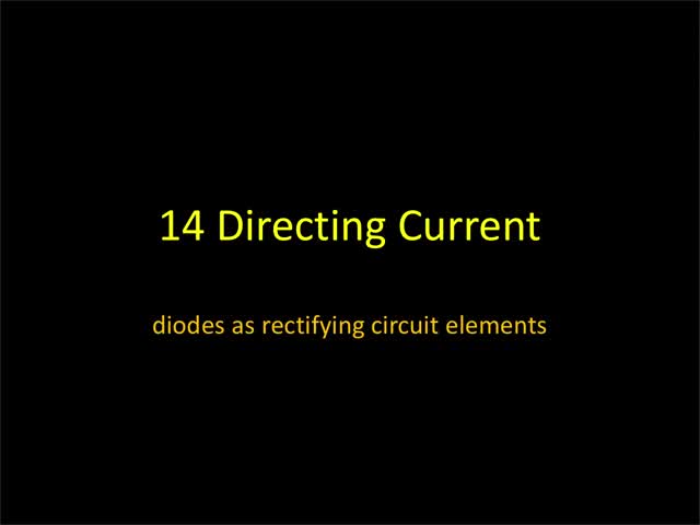 14 Directing Current