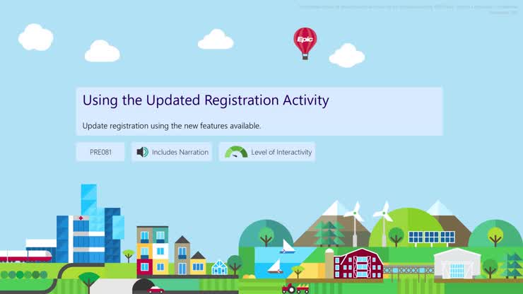 Using the Updated Registration Activity PRE081