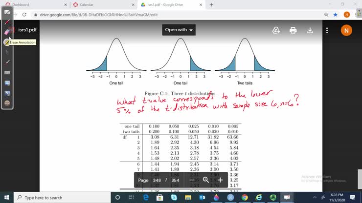 find t-crit from lower-tail prop