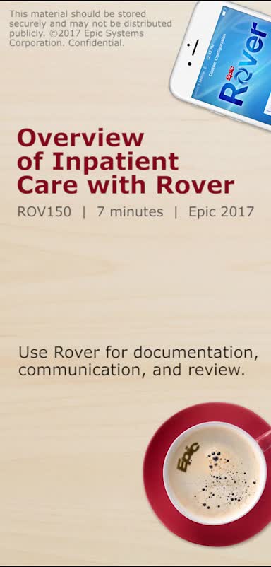 ROV150 Overview of Inpatient Care with Rover