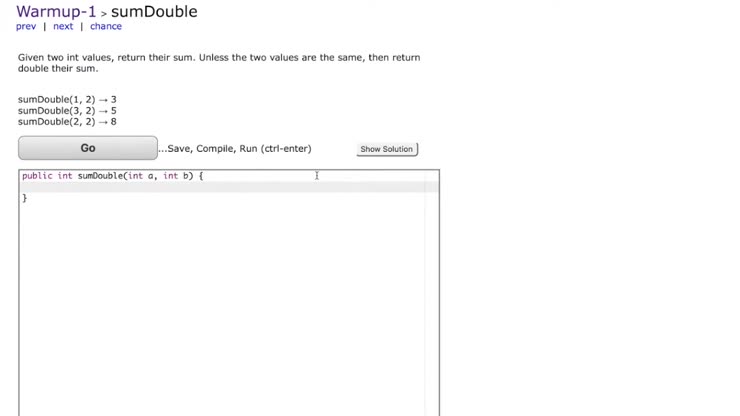 My first Java program