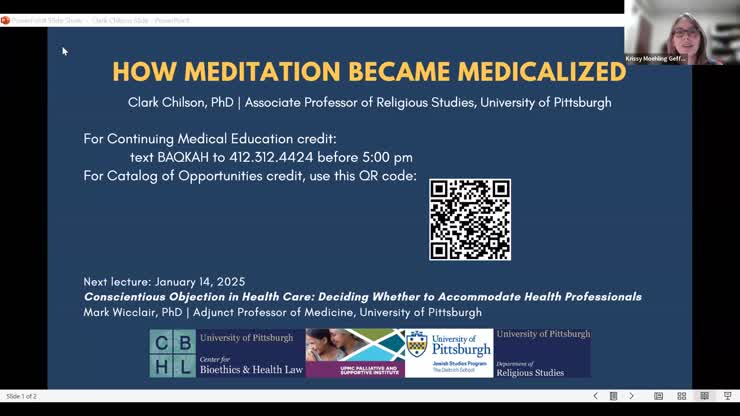 How Meditation became Medicalized