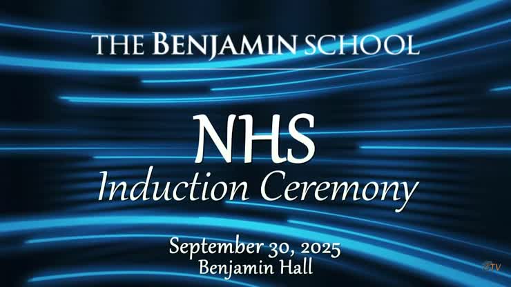 2025 Fall NHS Induction Ceremony