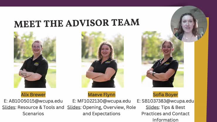 Advisor 101 Training