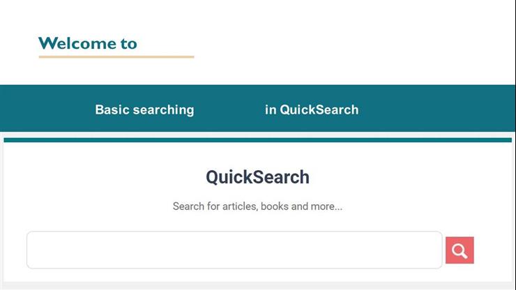 Searching in QuickSearch