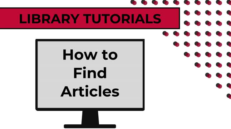 How to Find Articles