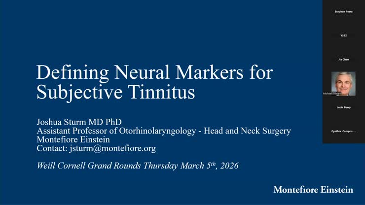Grand Rounds by Joshua Sturm, MD PhD | March 5, 2026