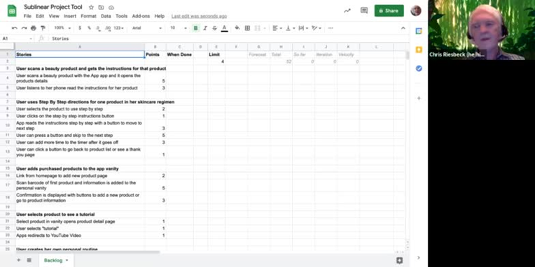 Sublinear: Backlog forecasting