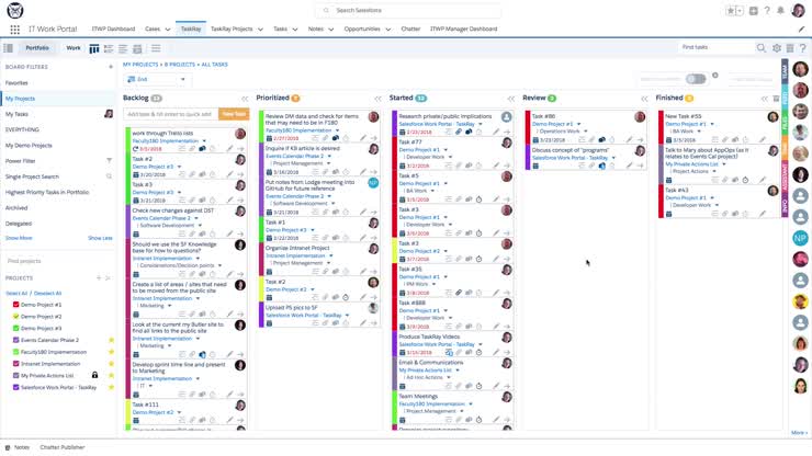 TaskRay Demo #14 - Navigating the Portfolio Tab