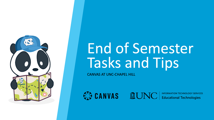 Canvas End of Semester Tasks and Tips