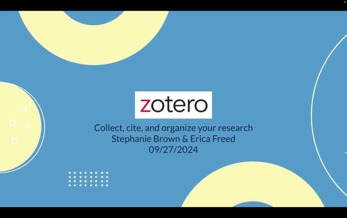 Zotero Introduction